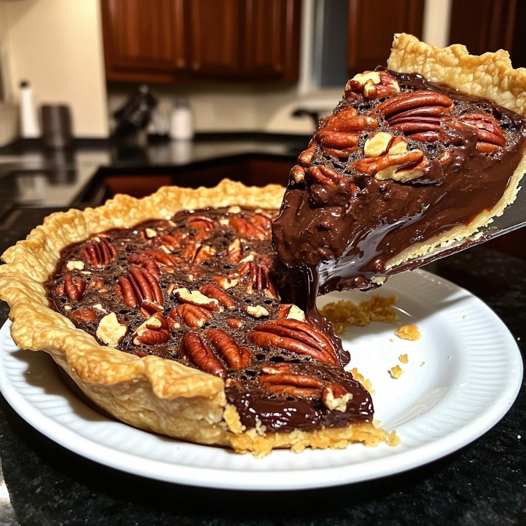 Texas Chocolate Pecan Pie