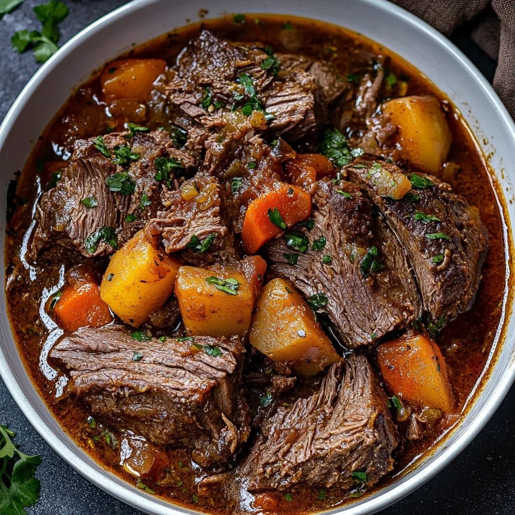 Italian Pot Roast (Straccato)