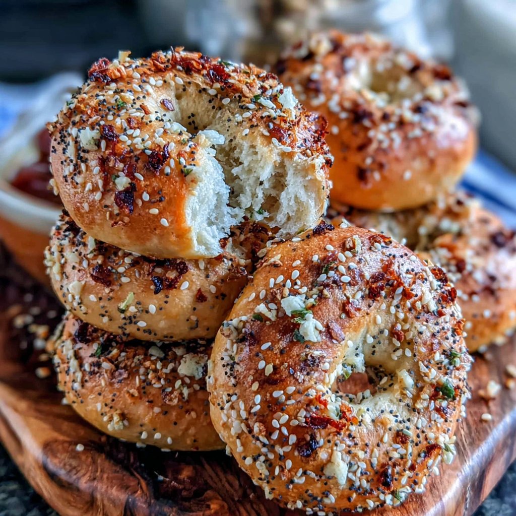 Protein Bagels With Poppy Seeds
