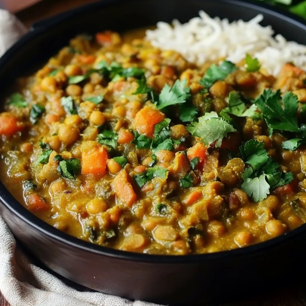 1-Pot Green Lentil Dal