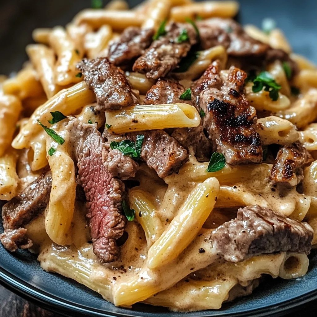 Creamy Steak Pasta