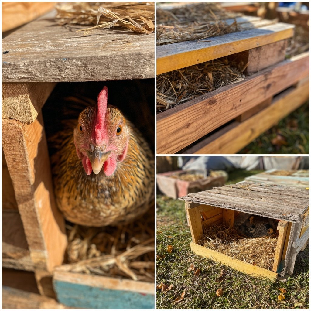 Chicken Run Ideas Using Recycled Materials