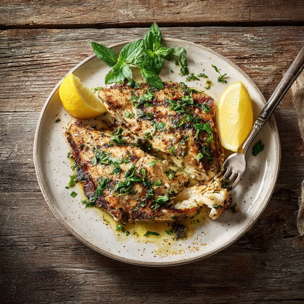 Healthy & Light Lemon Grilled Fish Plate