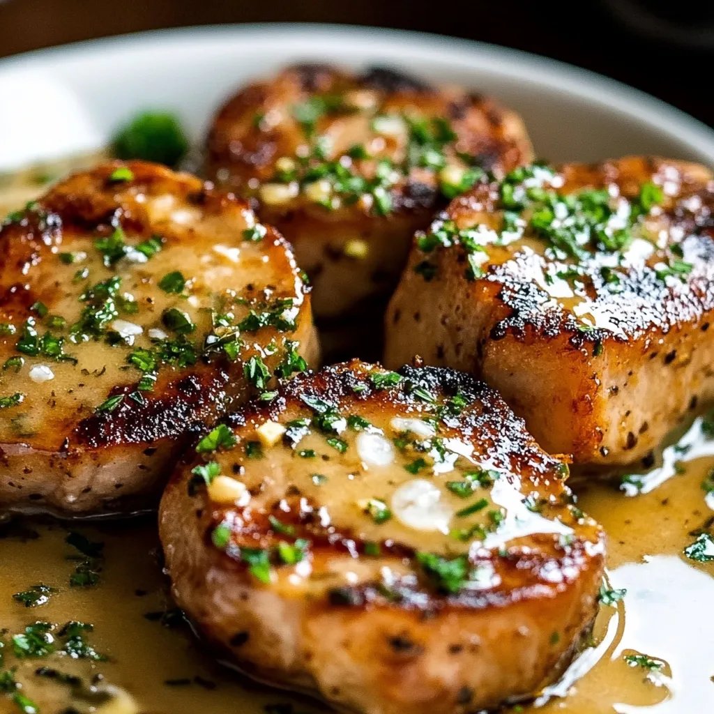 Garlic Butter Pan Seared Pork Chops (20-Minutes)