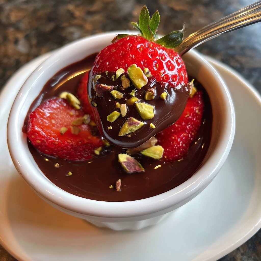 Dubai Chocolate Strawberry Cup With Pistachio