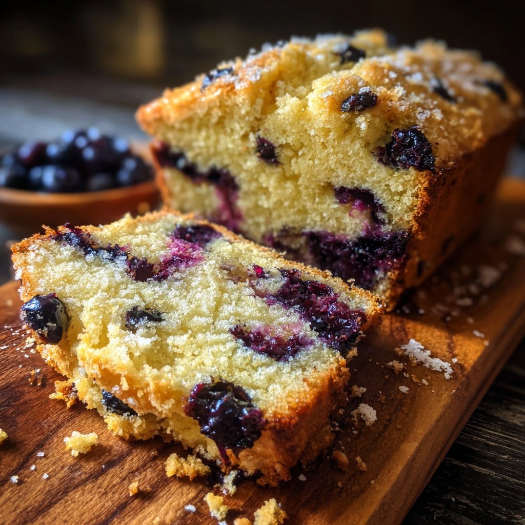 Blueberry Lemon Breakfast Loaf
