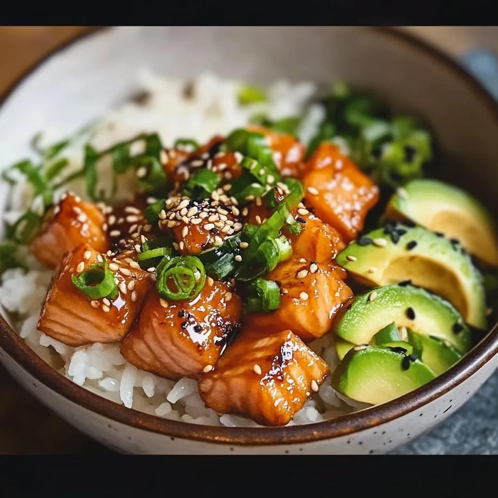 Crispy Salmon Rice Bowl