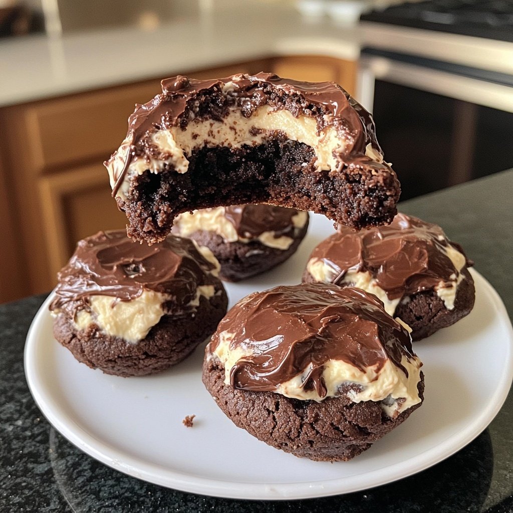 Choco Cheesecake Cookie Bites