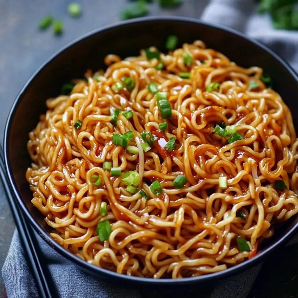 Easy Saucy Ramen Noodles (Vegan Recipe)