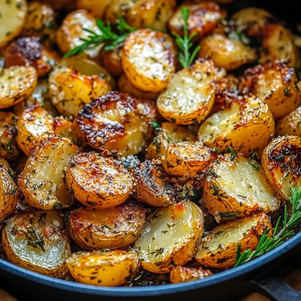 Crockpot Parmesan Roasted Potatoes
