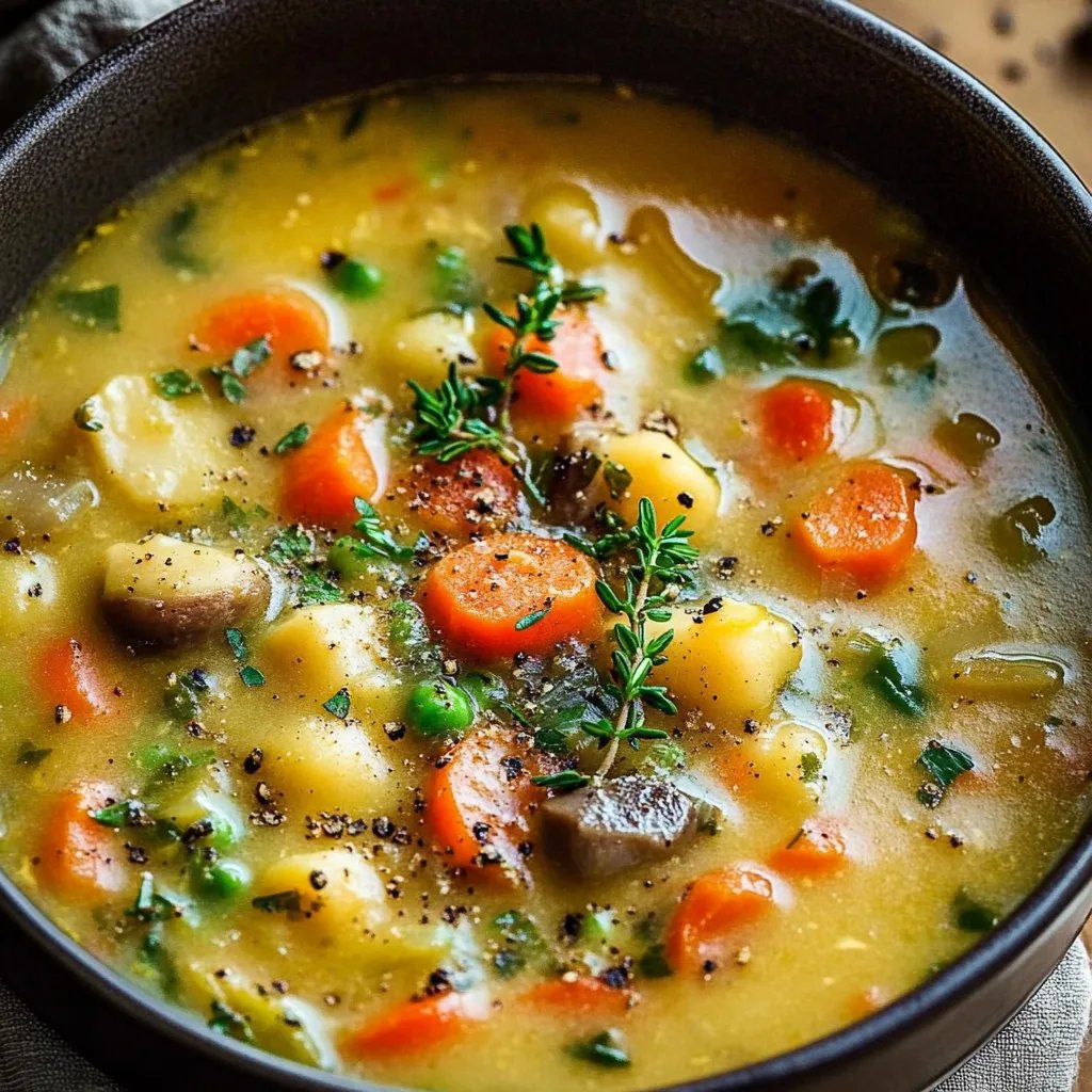 One-Pot Creamy Vegetable Soup