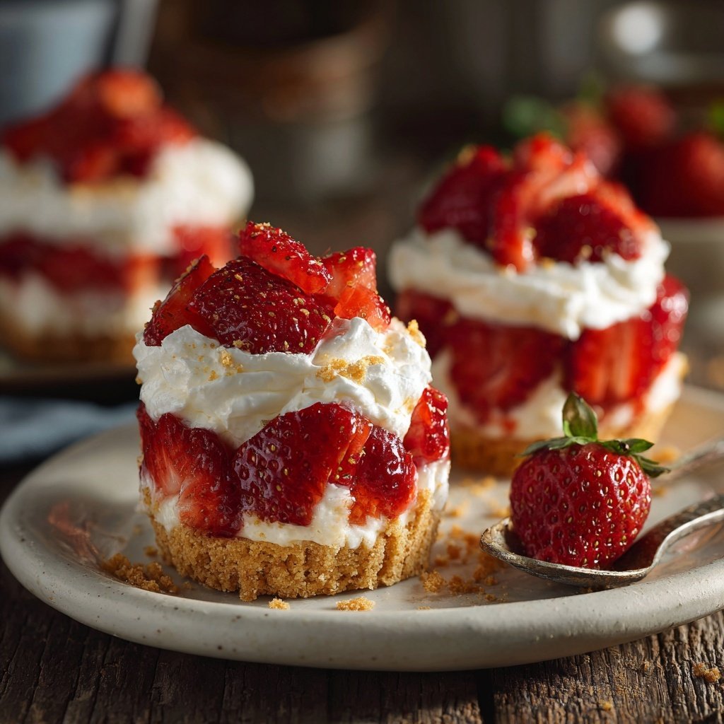 Classic Strawberry Shortcake Cups