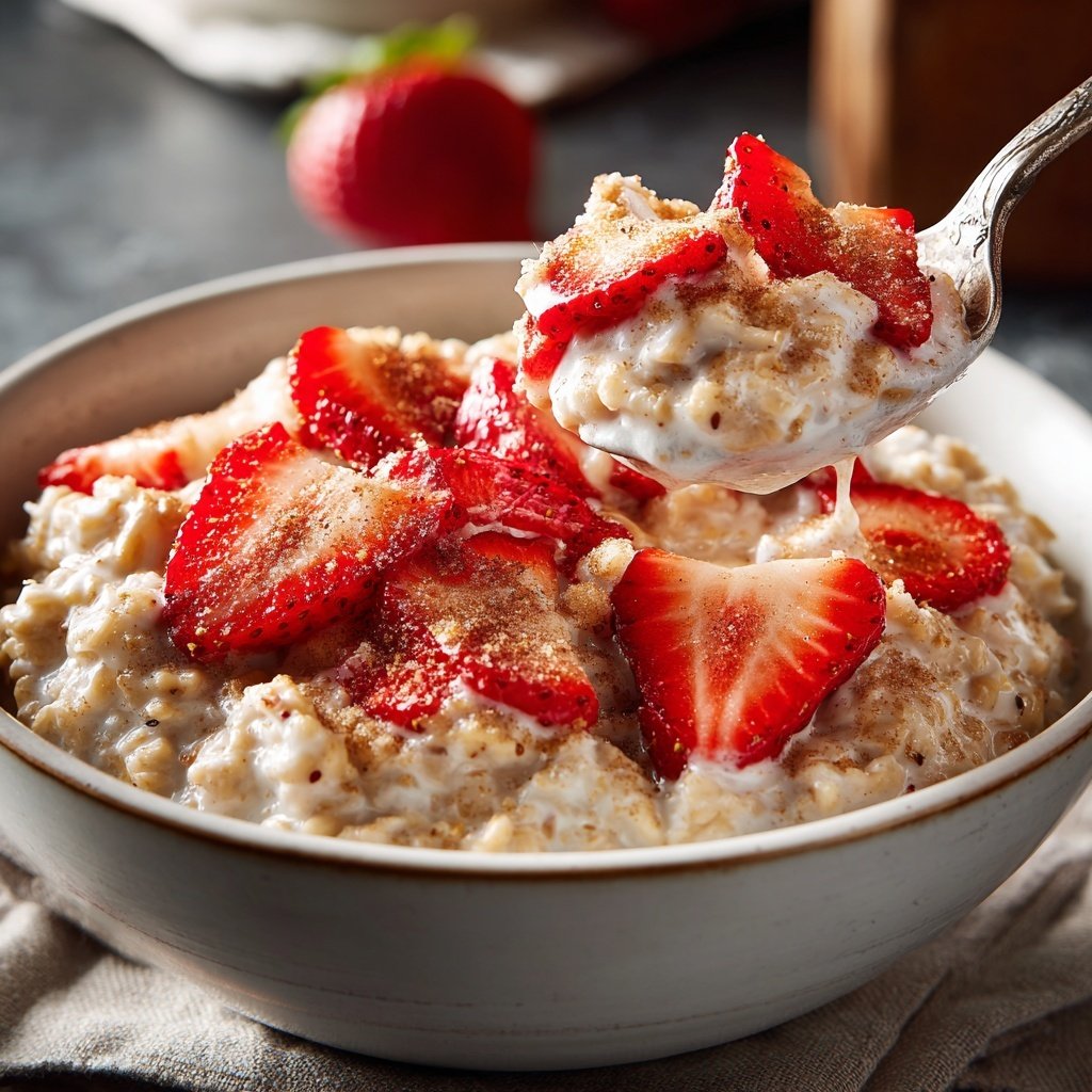 Fresh Strawberry Oatmeal