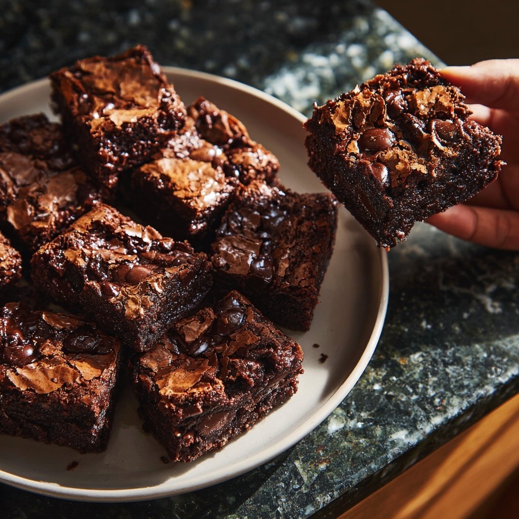 Crackly Top Brownies