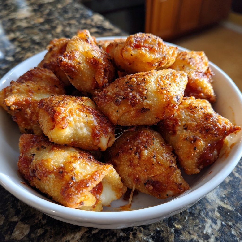 Crispy Air Fryer Pizza Rolls